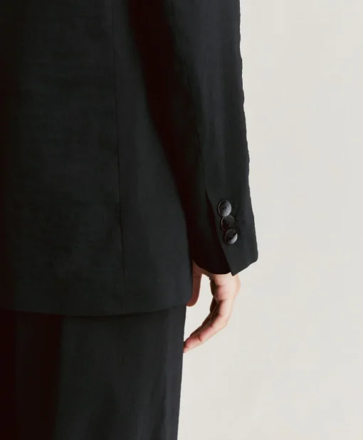 Giacca Lunel In Lino Cotone - Nero