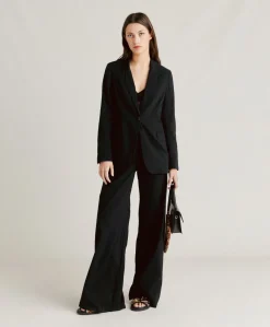 Giacca Lunel In Lino Cotone - Nero