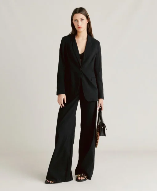 Giacca Lunel In Lino Cotone - Nero