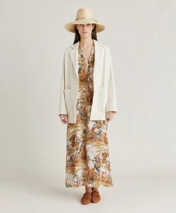 Giacca Mindy In Cotone Tinto - Panna