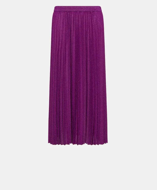 Gonna Emi In Jersey Lurex - Ciclamino