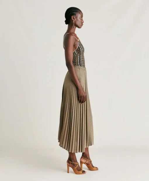 Gonna Emi In Jersey Lurex - Fango