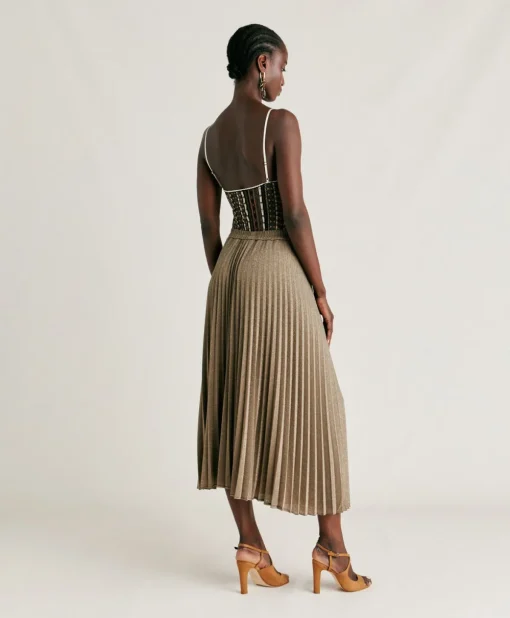 Gonna Emi In Jersey Lurex - Fango