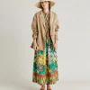 Gonna Iris In Popeline - Multicolor Giallo