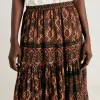 Gonna Yasmine In Garza - Cioccolato/Rosso