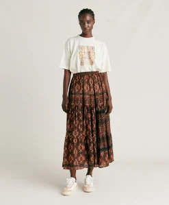 Gonna Yasmine In Garza - Cioccolato/Rosso