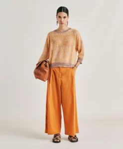 Maglia Bella In Soft Mohair - Arancio