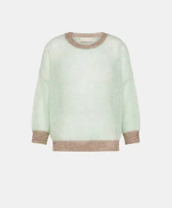 Maglia Bella In Soft Mohair - Turchese
