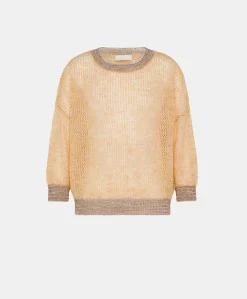 Maglia Bella In Soft Mohair - Arancio