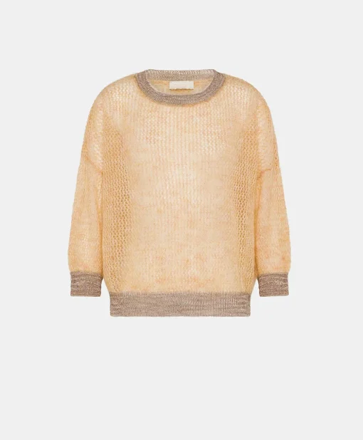 Maglia Bella In Soft Mohair - Arancio
