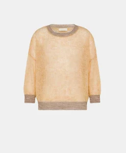 Maglia Bella In Soft Mohair - Arancio