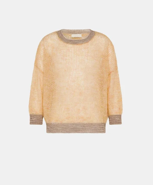 Maglia Bella In Soft Mohair - Arancio