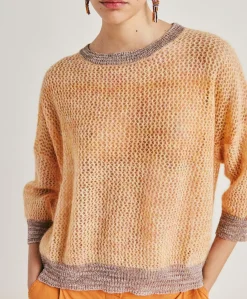 Maglia Bella In Soft Mohair - Arancio