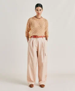 Maglia Campanula In Soft Mohair - Arancio