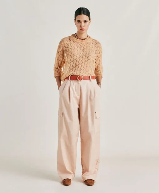 Maglia Campanula In Soft Mohair - Arancio