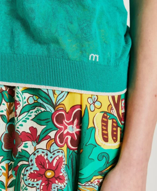 Maglia Edie In Lino - Smeraldo