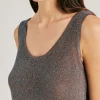 Maglia Liccia Perlata Lurex - Corteccia