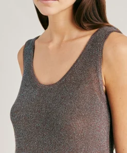 Maglia Liccia Perlata Lurex - Corteccia
