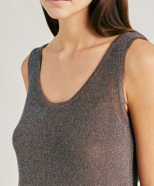Maglia Liccia Perlata Lurex - Corteccia