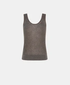 Maglia Liccia Perlata Lurex - Corteccia