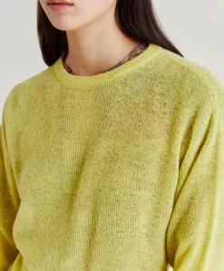 Maglia Marmotta Perlata - Lime