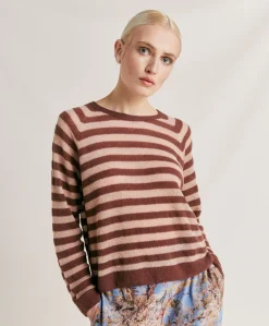 Maglia Marmotta Perlata Righe Lurex - Glace'
