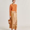 Maglia Rio In Lino - Arancio