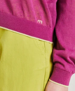 Maglia Rio In Lino - Ciclamino