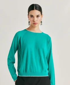 Maglia Rio In Lino - Smeraldo