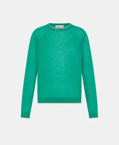 Maglia Rio In Lino - Smeraldo