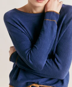 Maglia Rio In Lino Elasticizzato - Blu