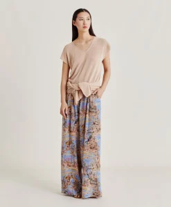 Maglia Suzanna Perlata Lurex - Cipria