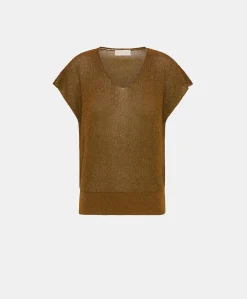 Maglia Suzanna Perlata Lurex - Army