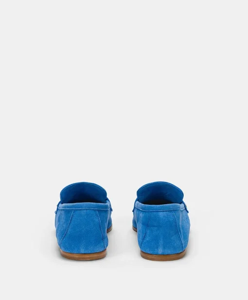 Mocassini Moresca In Pelle - Bluette