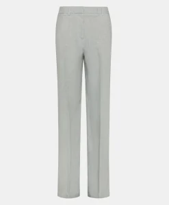 Pantalone Narciso In Lino Lurex - Grigio