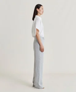 Pantalone Narciso In Lino Lurex - Grigio