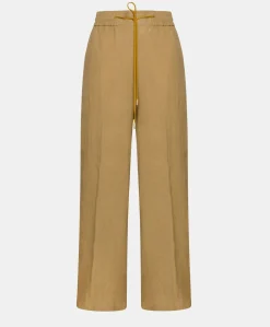 Pantaloni Aliterru In Lino - Sabbia