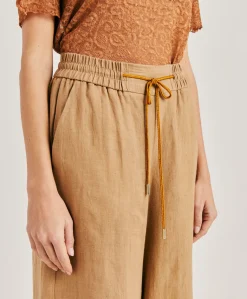 Pantaloni Aliterru In Lino - Sabbia