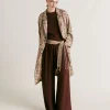 Pantaloni Aspen In Acetato Seta - Cioccolato
