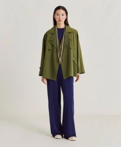 Pantaloni Baccarat In Jersey Lurex - Bluette