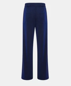 Pantaloni Baccarat In Jersey Lurex - Bluette