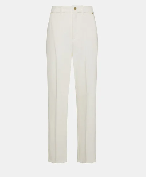 Pantaloni Fucsia Bis In Denim - Panna