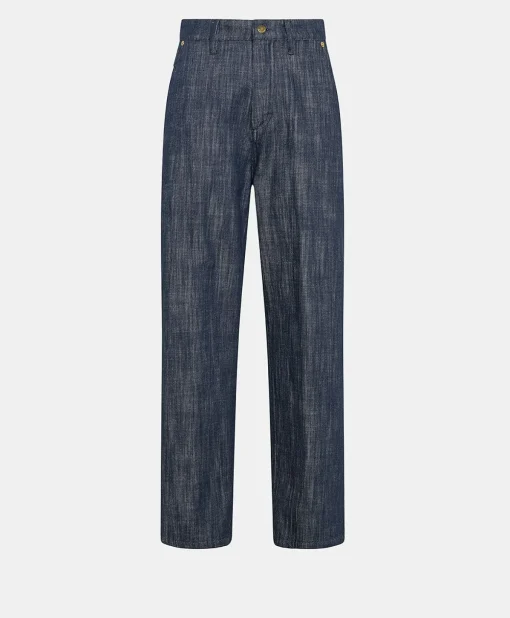 Pantaloni Fucsia Bis In Denim - Blu Jeans