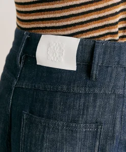 Pantaloni Fucsia Bis In Denim - Blu Jeans