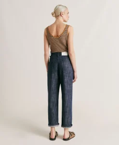 Pantaloni Fucsia Bis In Denim - Blu Jeans
