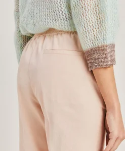 Pantaloni Haiti In Gabardina - Bocciolo