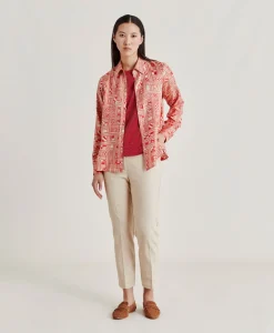 Pantaloni Joy In Denim Leggero - Crema
