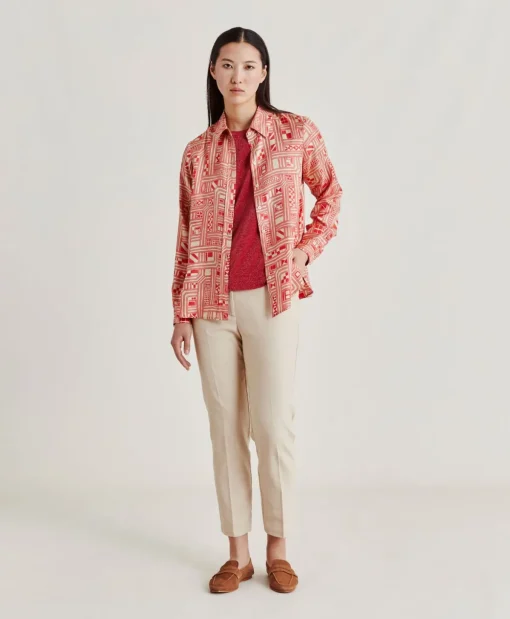 Pantaloni Joy In Denim Leggero - Crema