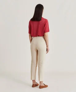 Pantaloni Joy In Denim Leggero - Crema