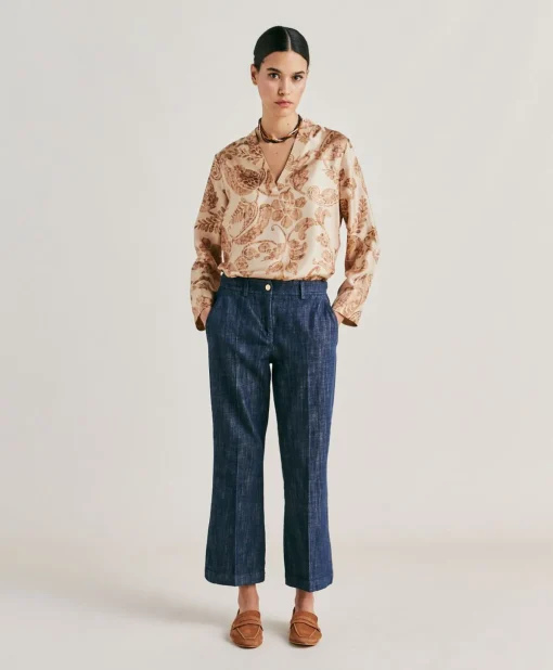 Pantaloni Lora In Denim - Blu Jeans